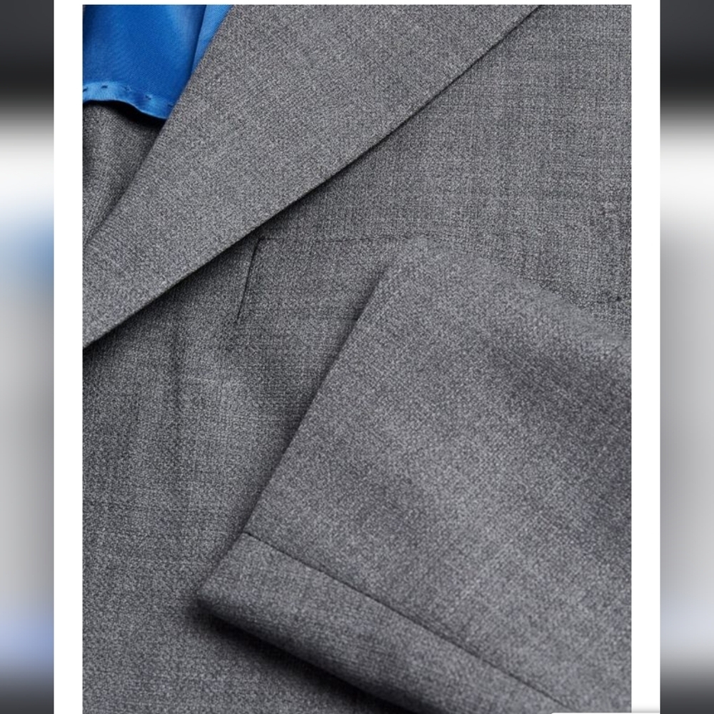 Phineas Cole Solid Wool Jacket, Size 40/Tall - Picture 2 of 16